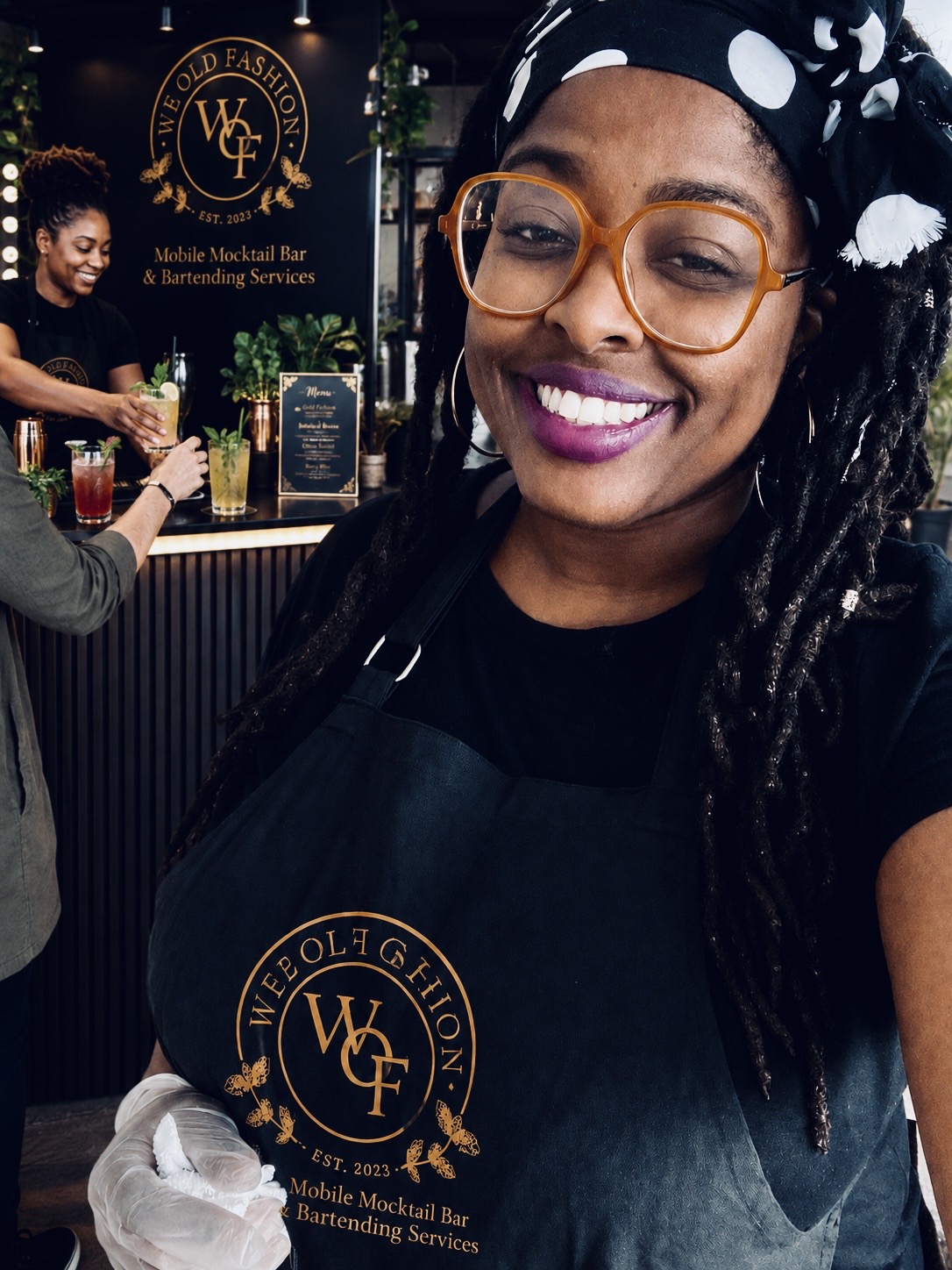 Ty, founder of We Old Fashion, known as The Bar Therapist